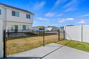 Rare fully fenced backyard