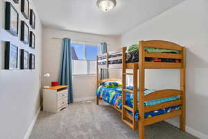 Walk-in closets with space-saver shelving are included in every bedroom