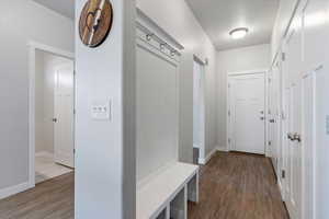 Convenient mudroom storage