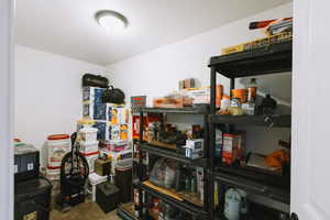 View of storage room