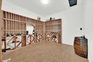 View of wine room