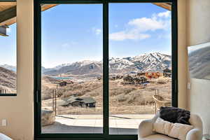 View of mountain backdrop