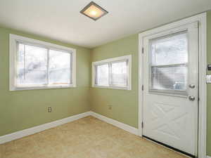 Nice spot for gear and bikes.