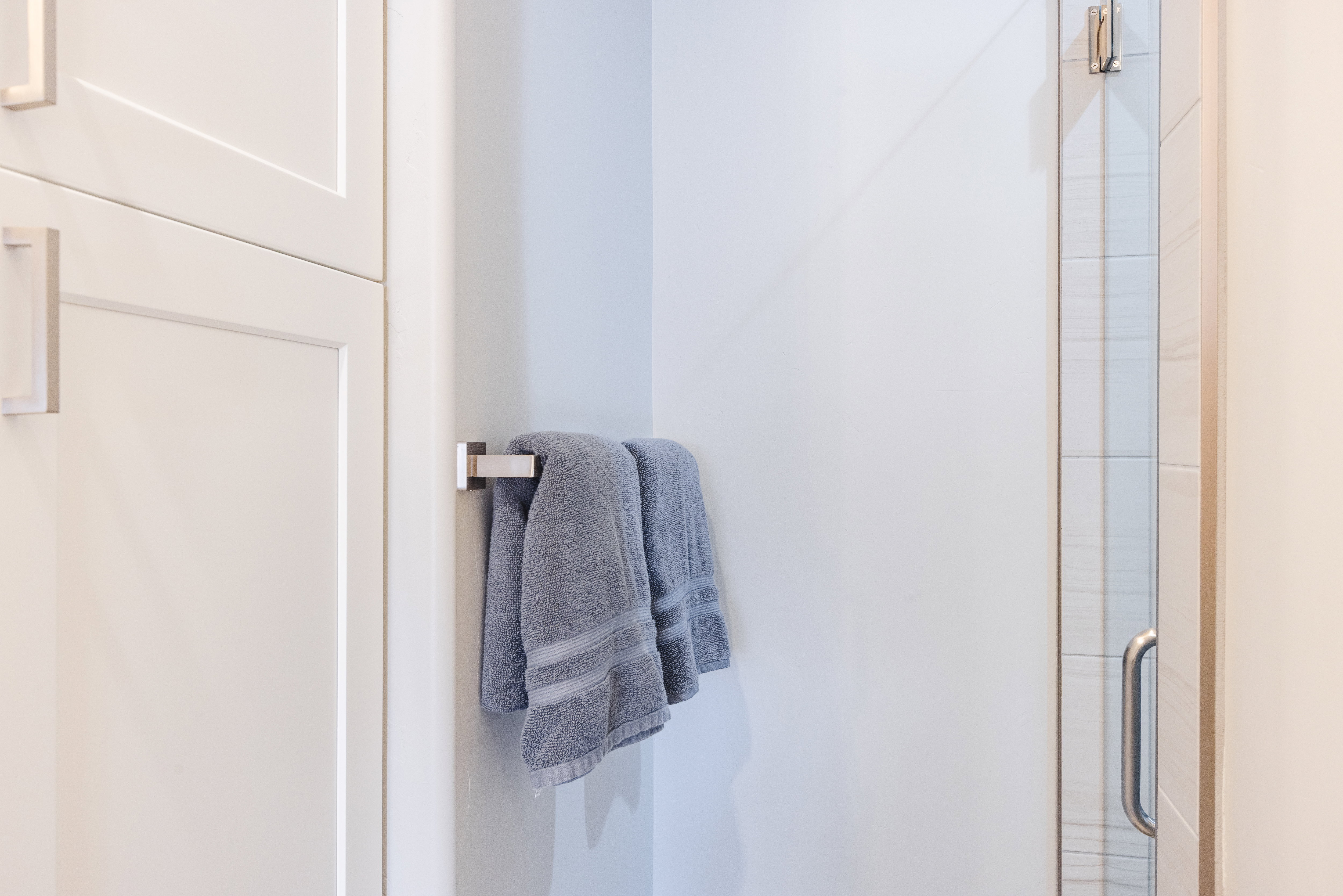 Bathroom featuring a stall shower