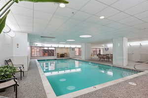 View of indoor pool