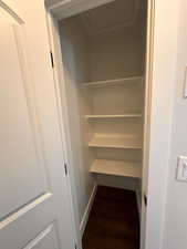 View of closet