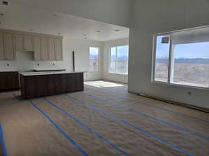 View of unfurnished living room