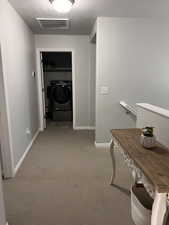 Hallway to laundry room