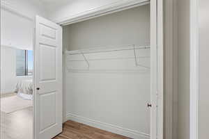 View of closet