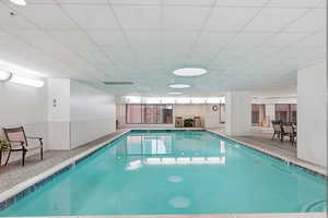 View of indoor community pool