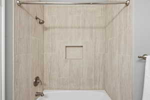 Bathroom with  shower combination