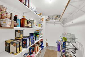 View of storage area