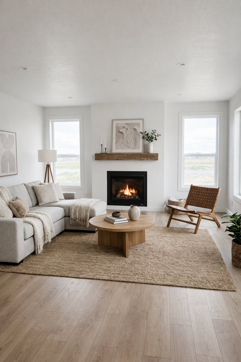 Photos are based on actual design selections but created using AI as home is under construction.