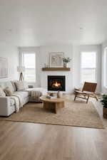 Photos are based on actual design selections but created using AI as home is under construction.