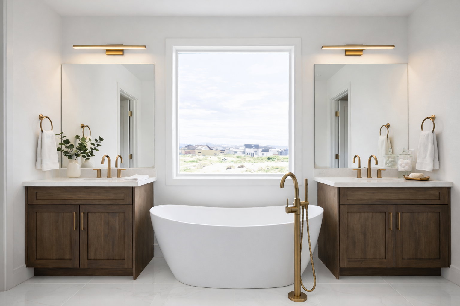 Photos are based on actual design selections but created using AI as home is under construction.