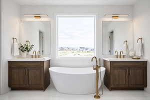 Photos are based on actual design selections but created using AI as home is under construction.