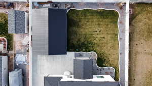 Aerial view Back yard