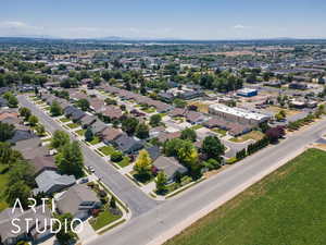 Aerial perspective of Legacy North Subdivision