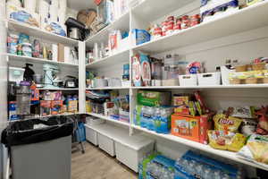 View of storage area