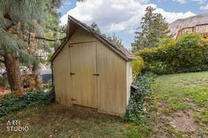 View of shed