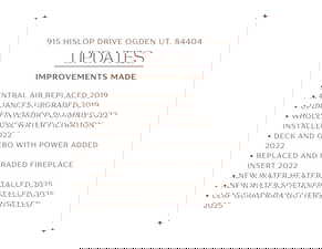 View of miscellaneous listing collateral