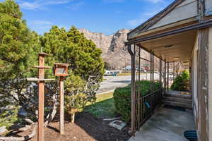 Front yard with a mountain view