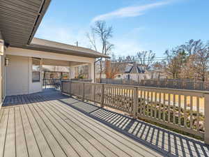 Deck featuring a residential view