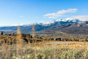 View of mountain background