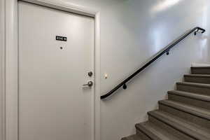 View of stairs