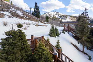 View of mountain backdrop