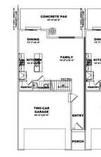 View of home floor plan