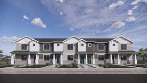 View of front of house featuring a porch
