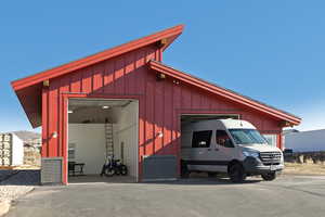 View of outdoor structure