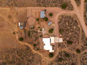 View of rural area with a desert landscape