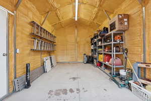 View of storage room
