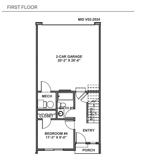 View of room layout