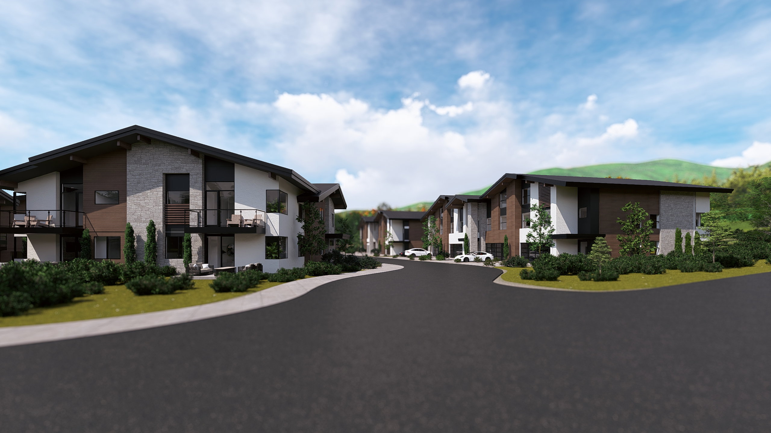 View of street featuring a residential view
