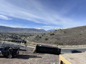 View of mountain background