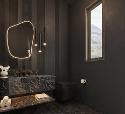 POWDER BATHROOM ELEVATION