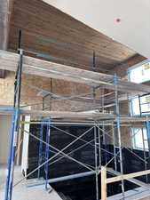 Stairway - Wood Ceiling