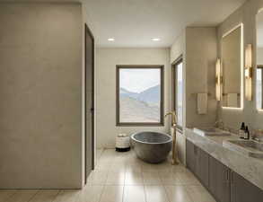 MASTER BATHROOM ELEVATION
