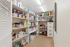 View of storage area