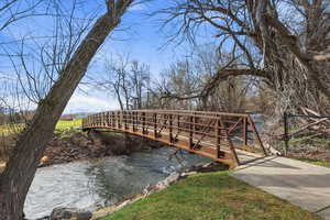 View of home's community featuring a water view