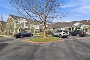View of front facade with a residential view