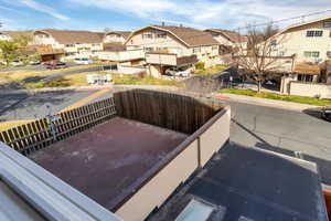 Exterior space with a residential view