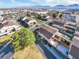 Drone / aerial view of mountains