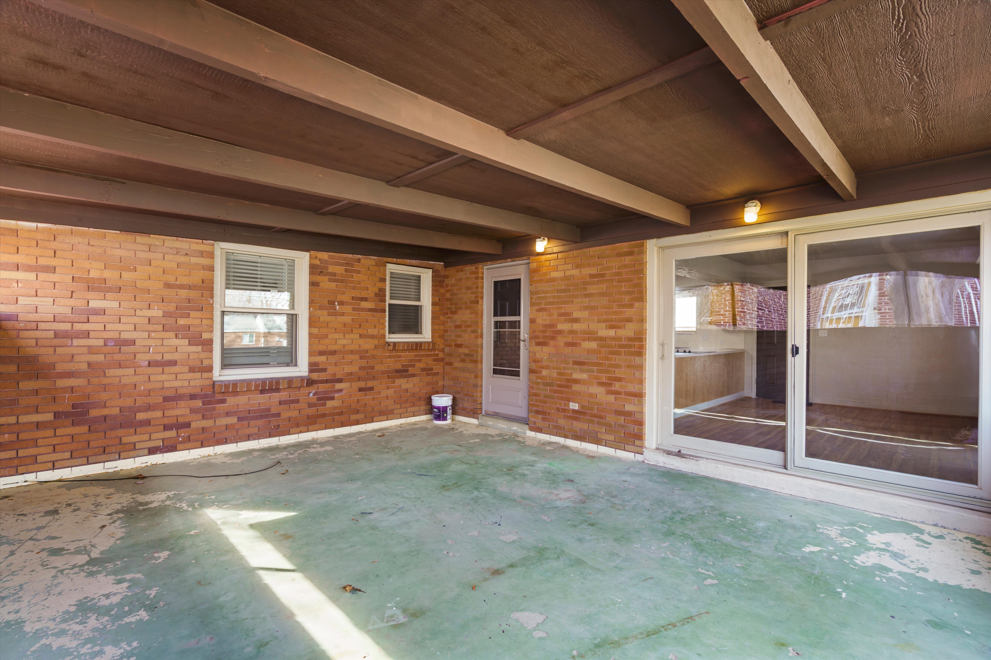 View of patio