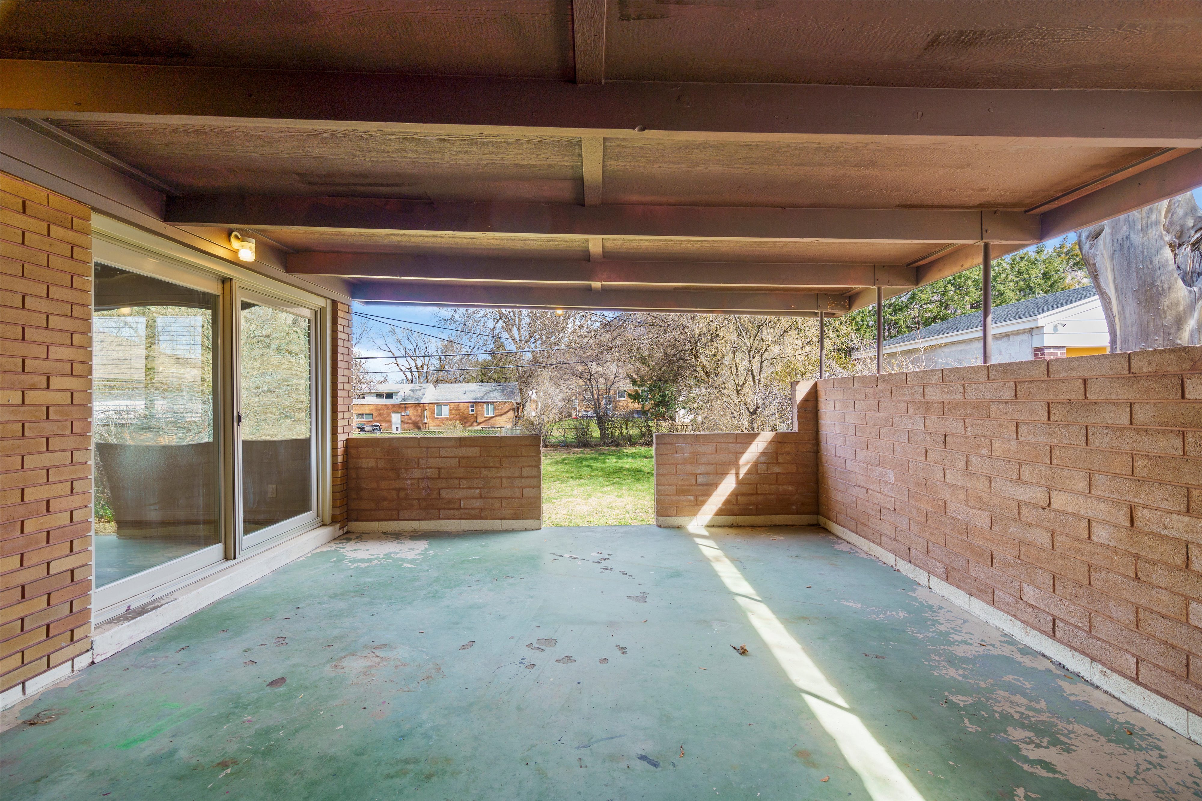View of patio