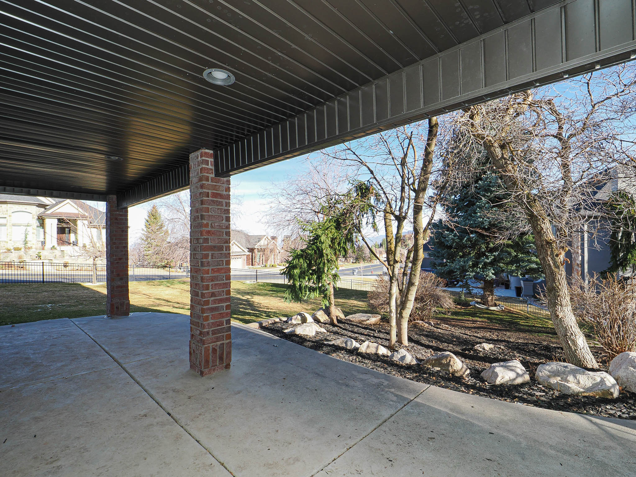 View of patio featuring a residential view