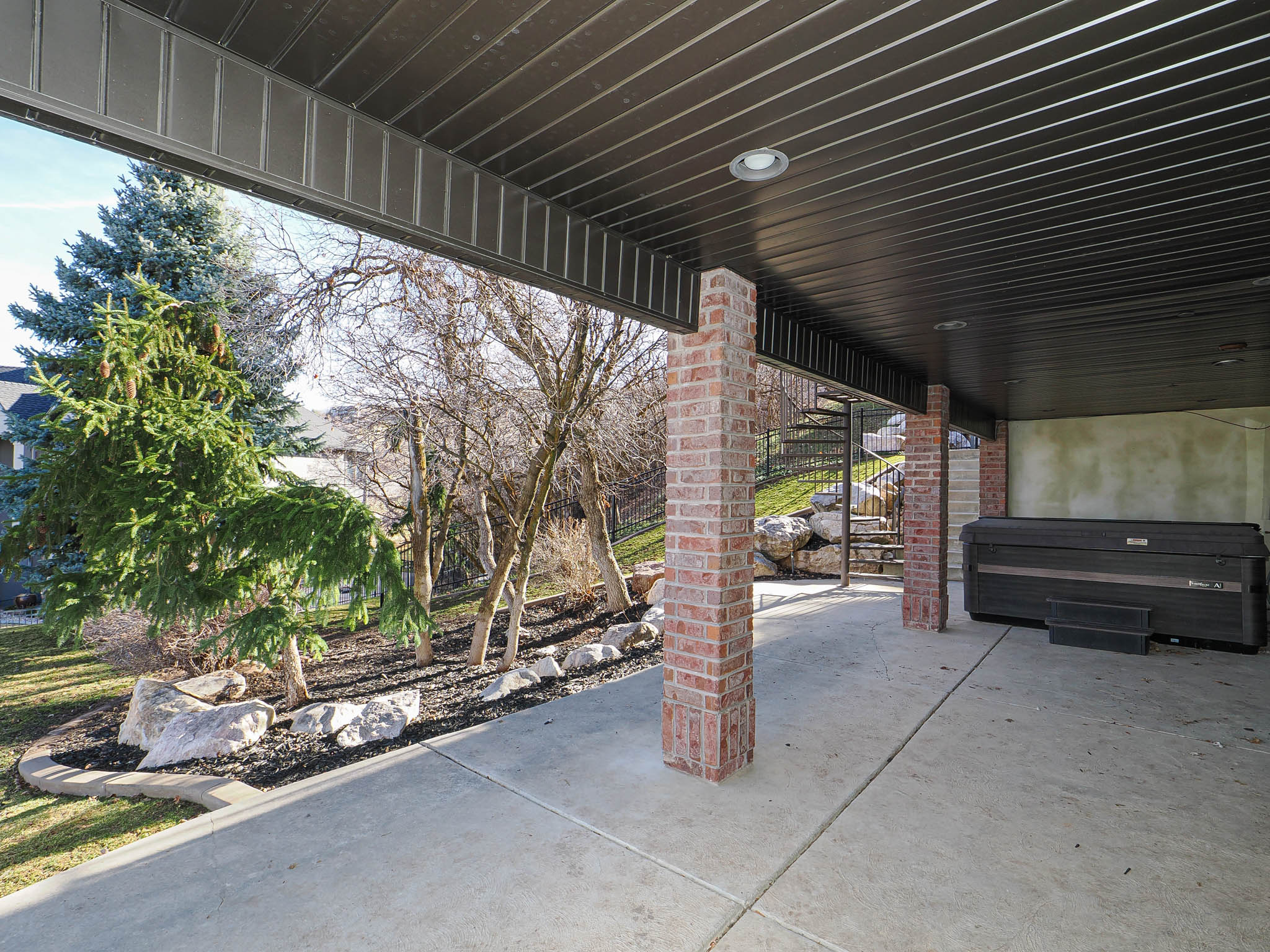 View of patio